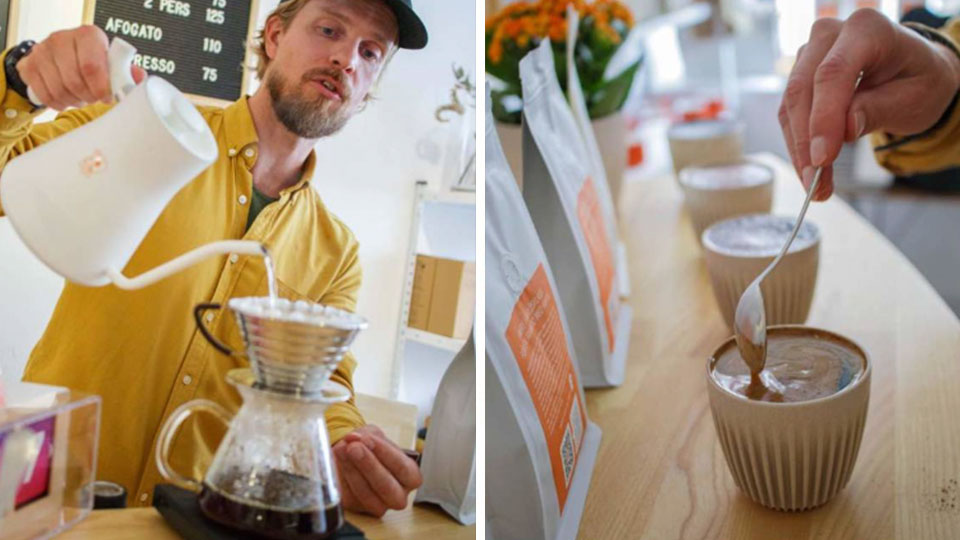 Kaffeprovning hos Kaffemissionären i Stockholm med Frälsarkollektionen och bryggtips