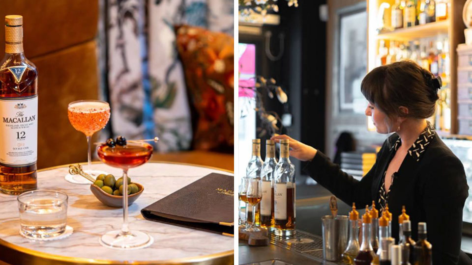 Macallan-whiskyprovning i Stockholm med 12 & 15 yo och cocktails hos MAP Petite Maison