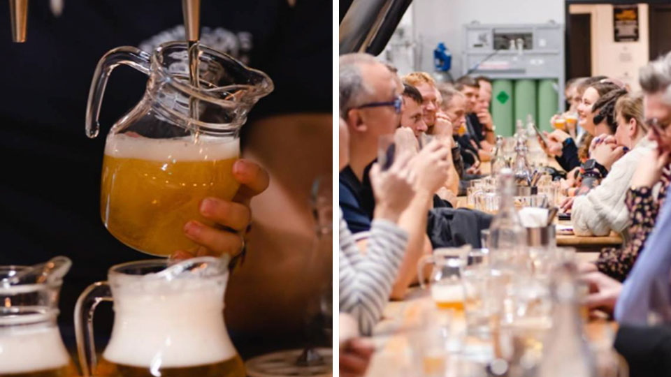 Ölprovning på Hyllie Bryggeri i Malmö med visning och 5 ölsorter