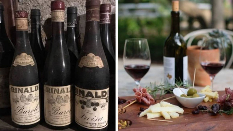 Barolo-vinprovning i Stockholm med ost- och charkbricka hos Al Dente