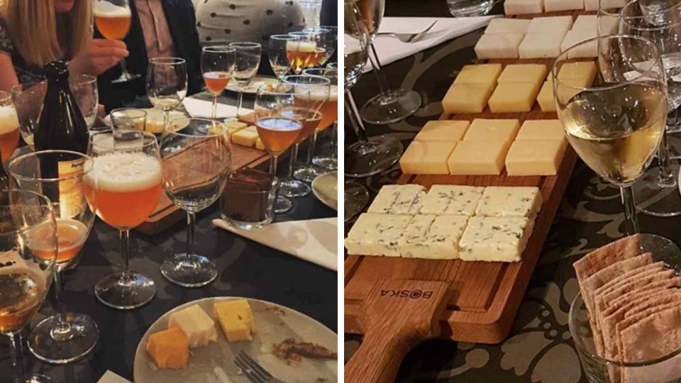 Vin- och ostprovning i Stockholm hos Gamla Amsterdam med 3 viner och 5 ostar